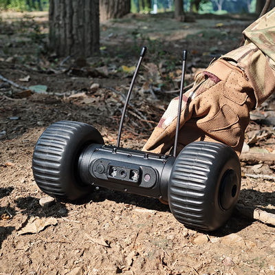 All-Terrain Reconnaissance Robot  Compact Wheeled Surveillance for Stealth Operations
