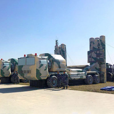 Meta falsa gonfiabile simulazione personalizzata lancio missile radar veicolo militare bersaglio esercitazione esercitazione esercitazione gas modello