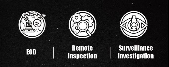 Robot EOD medio con braccio coordinato X-Y-Z per lo smaltimento di precisione 8