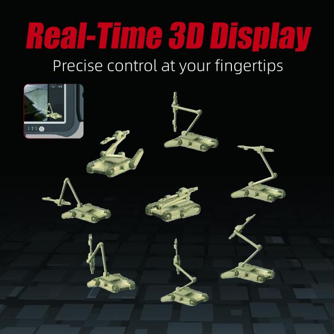 Robot EOD medio con braccio coordinato X-Y-Z per lo smaltimento di precisione 2